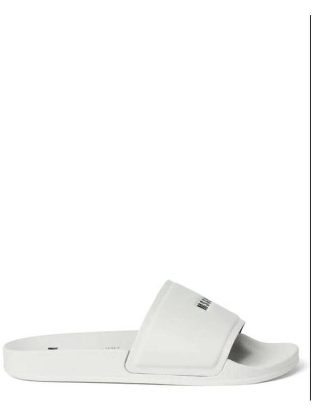 MSGM 로고 프린트 오픈토 슬라이드