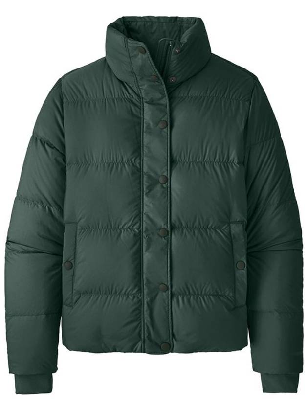 파타고니아 여성 사일런트 다운 자켓 집업 패딩 재킷 Northern Green