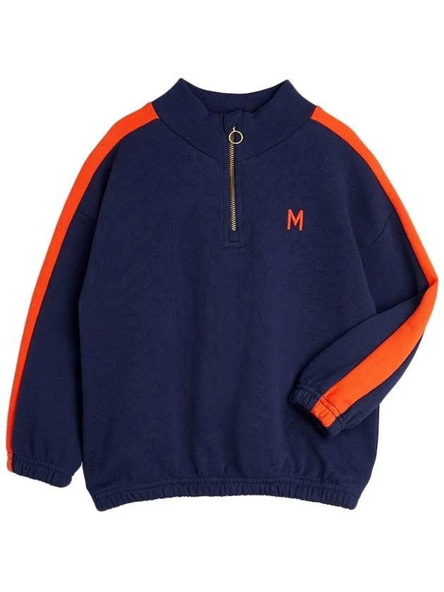 25SS 키즈 자수 로고 아노락 네이비 25120118 60