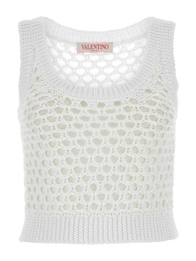 24SS 발렌티노 가라바니 스웨터 5B3KM05L8TE 0BO White