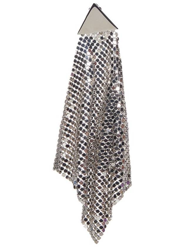 Paco Rabanne Flow 픽셀 장식 메시 드롭 이어링