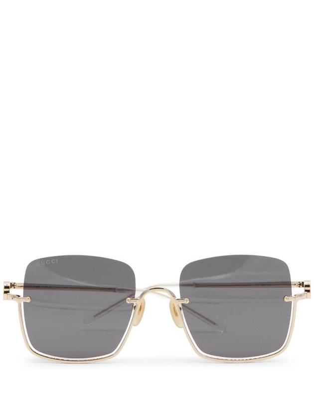 구찌 아이웨어 스퀘어 프레임 선글라스 그레이