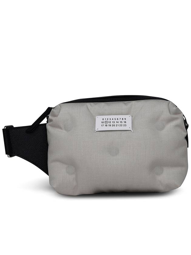 MM6 Maison Margiela Tracolla glam slam piccola in nylon grigio