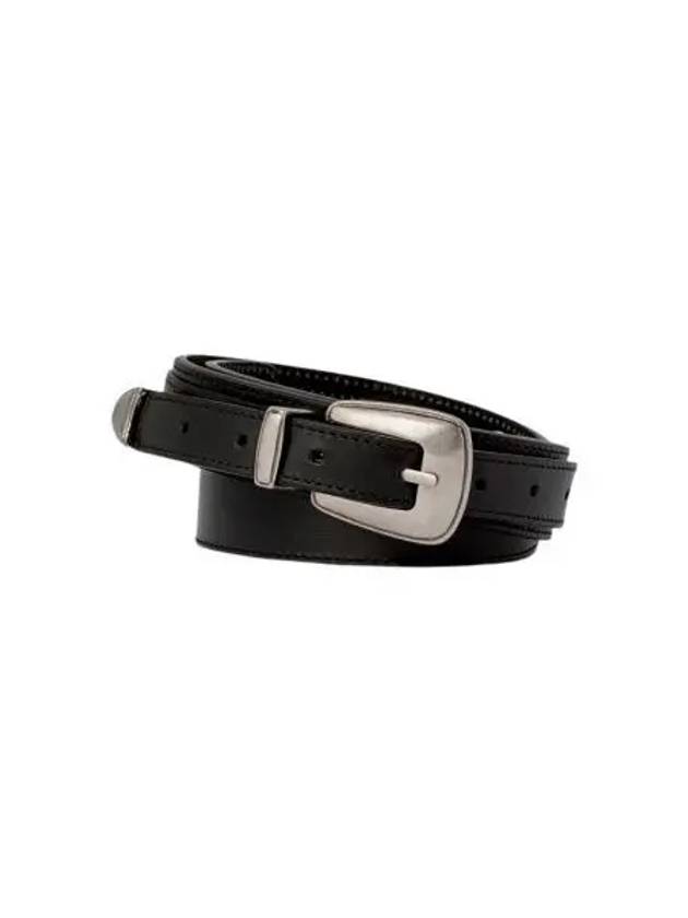 르메르 미니멀 웨스턴 벨트 카우 레더 블랙 Lemaire Minimal Western Belt Cow Leather Black