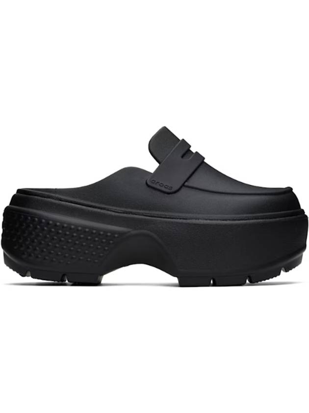 Black Stomp Loafer 251209F121008