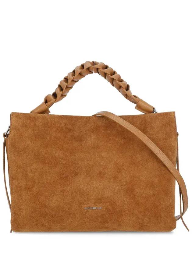 Coccinelle Boheme 로고 레터링 미디엄 숄더백 E1P6P190201_BOHEMESUEDEBIMATERIALW12