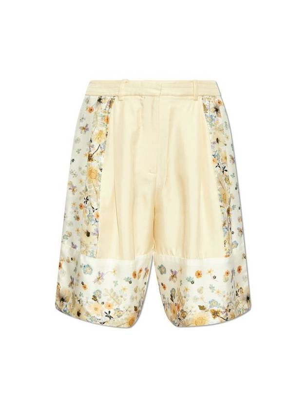 문테 플로럴 패턴 루즈 반바지