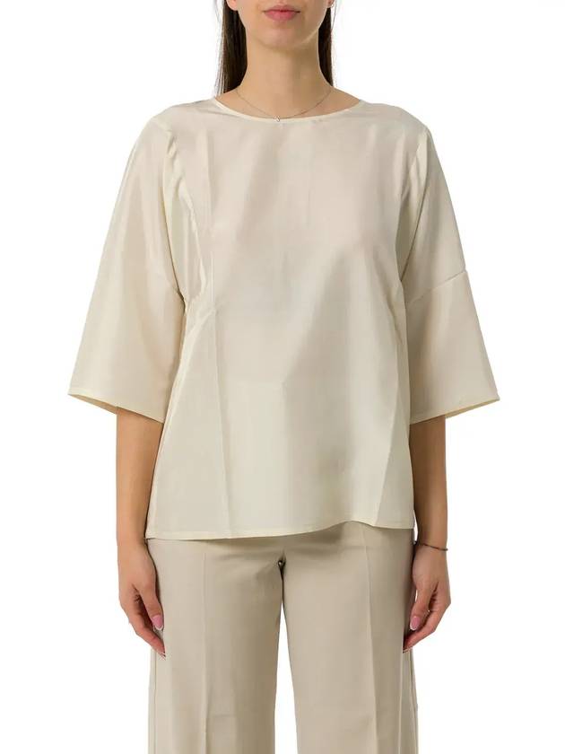 Weekend Max Mara 크루넥 3 4 소매 티셔츠 2515941092600_001