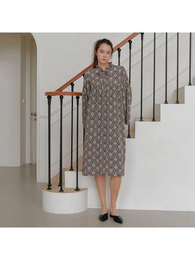 티나블러썸 여성 로버 ROVER 미디원피스 블랙