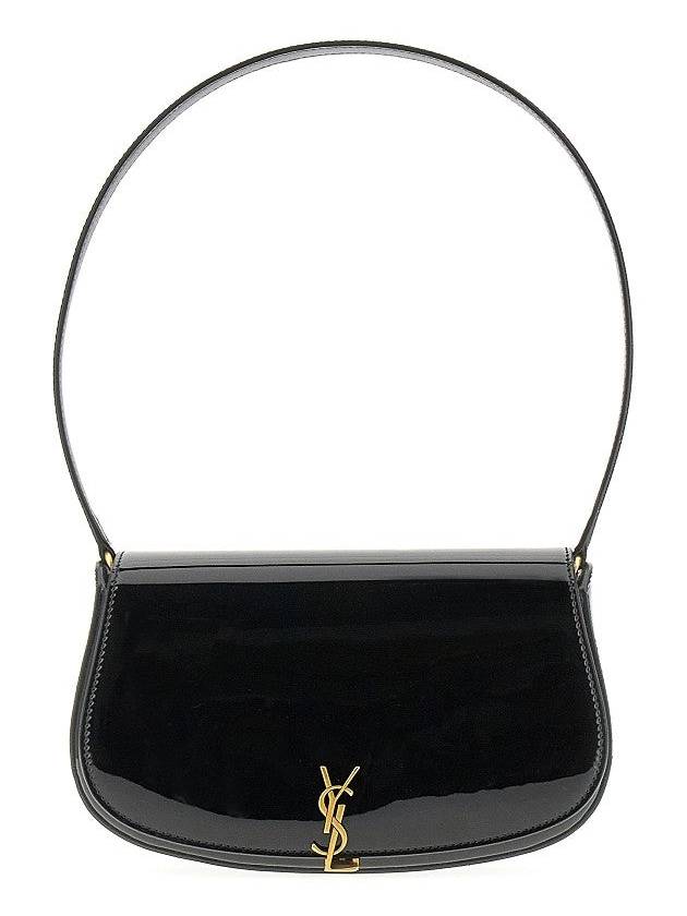 SAINT LAURENT Patent leather mini 'Voltaire' bag