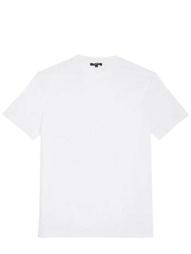 Balmain 로고 프린트 크루넥 티셔츠 BRM305280_100