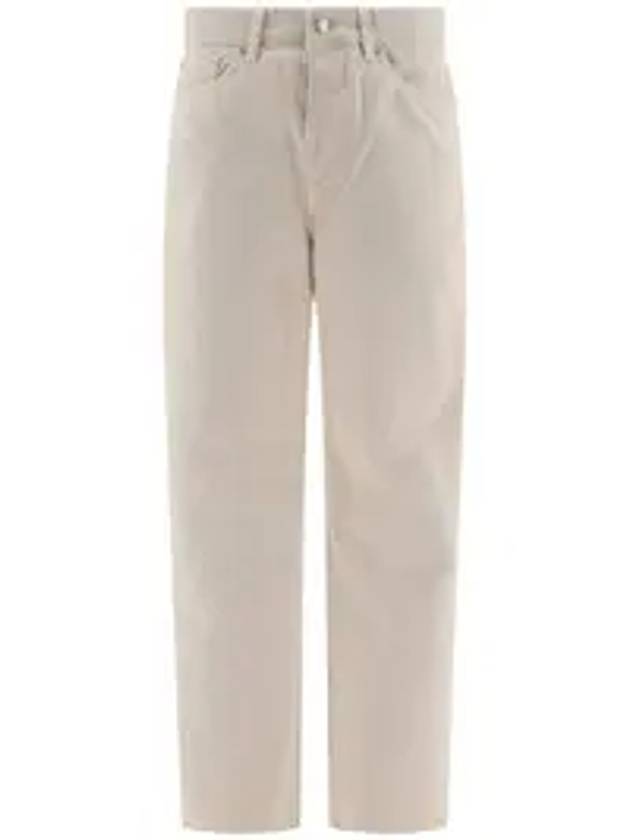 스투시 워시드 캔버스 클래식 스트레이트 진 베이지