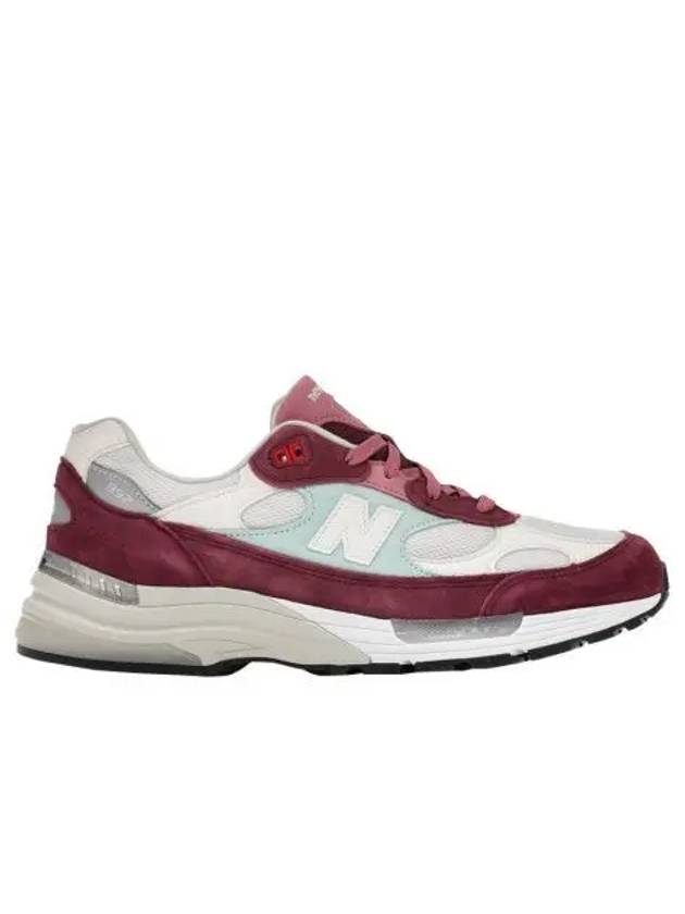 뉴발란스 x 키스 992 메이드 인 USA 키쓰마스 버건디 리프 New Balance x Kith 992 Made in USA Kithmas Burgundy Reef