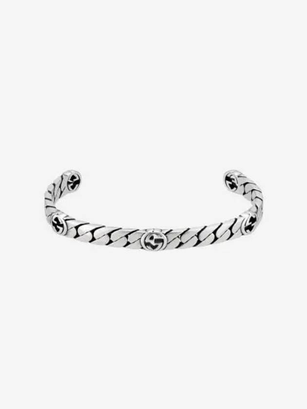 구찌 인터로킹 G 브레이슬릿 실버 Gucci Interlocking G Bracelet Silver