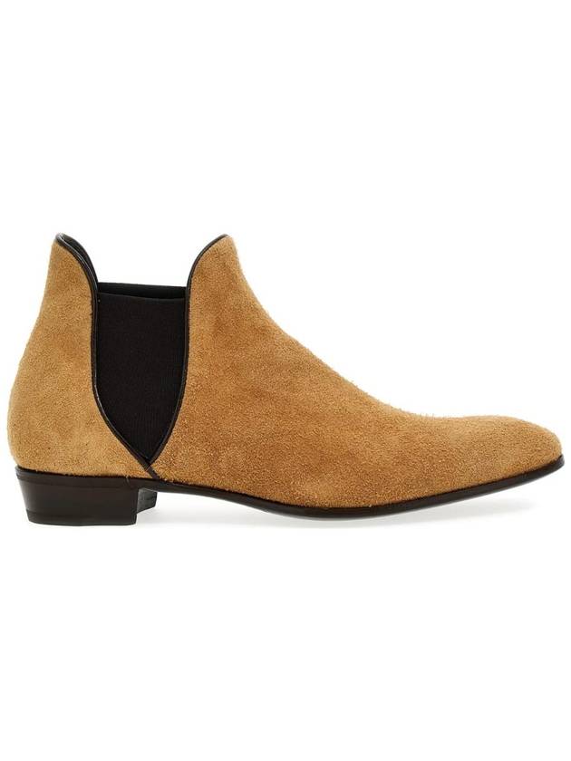 리드포트 남성 desert Enamel Ankle Boots Beige