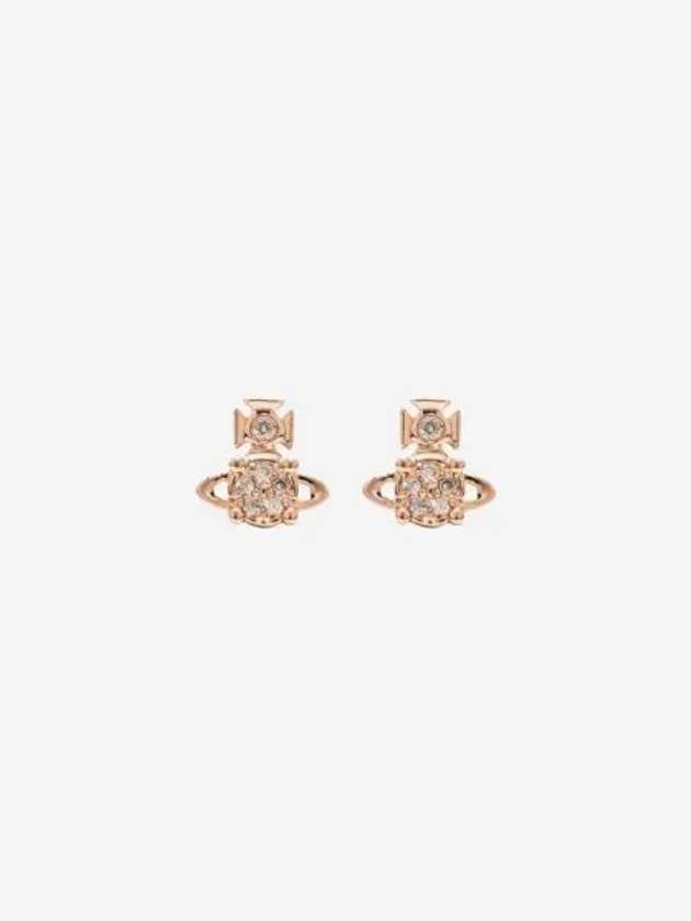 W 비비안 웨스트우드 브랜디타 이어링 핑크 골드 W Vivienne Westwood Brandita Earrings Pink Gold