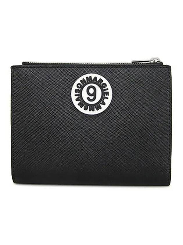 메종마르지엘라 서클로고 반지갑 블랙