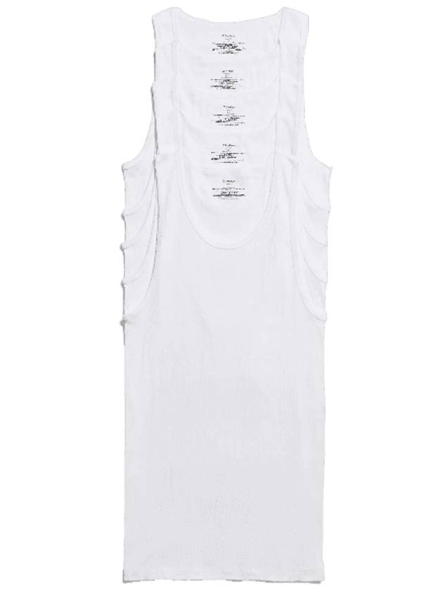 캘빈클라인 코튼 클래식 슬리브리스 5팩 세트 화이트