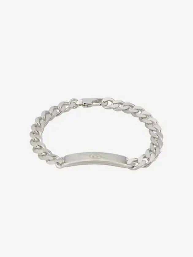 구찌 다이애그널 인터로킹 G 브레이슬릿 925 스털링 실버 Gucci Diagonal Interlocking G Bracelet 925 Sterling Silver