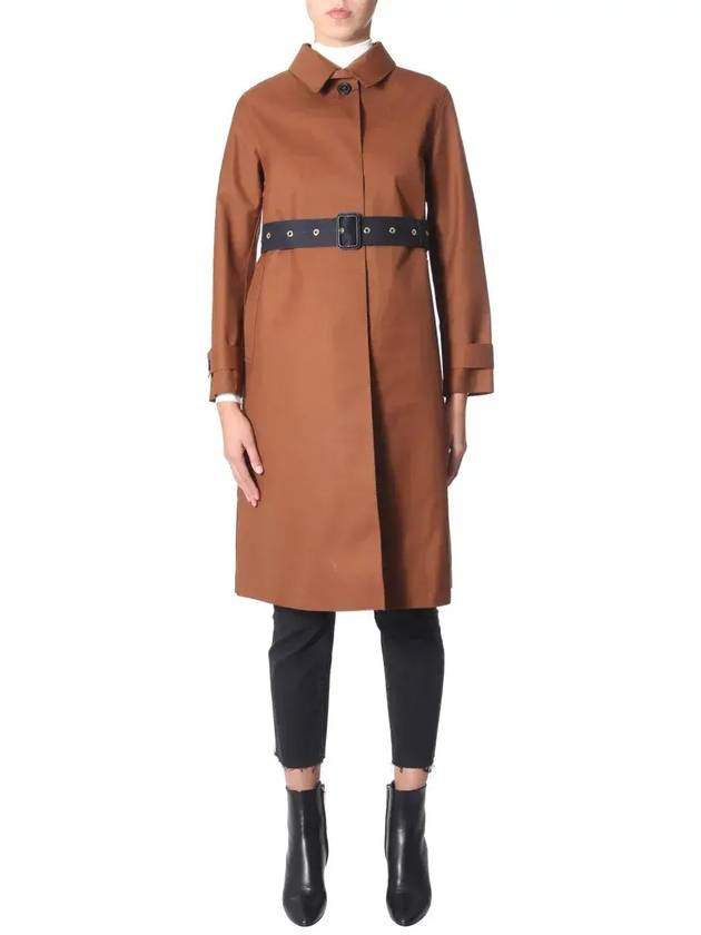 Mackintosh 벨트 싱글 브레스티드 트렌치코트 ROP6307_RO5046