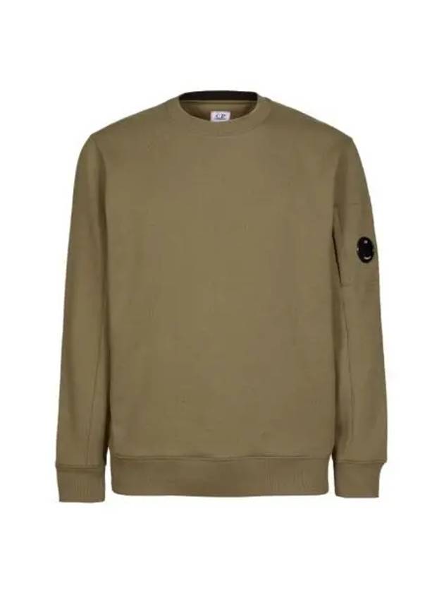 C.P. 컴퍼니 다이애그널 레이즈드 플리스 스웨트셔츠 리드 그레이 23SS C.P. Company Diagonal Raised Fleece Sweatshirt Lead Grey 23SS