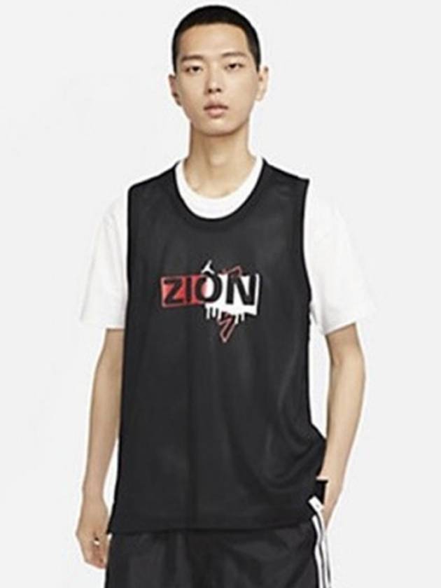 01 DX6583 010 나이키X조던 드라이피트자이온져지나시탑 블랙