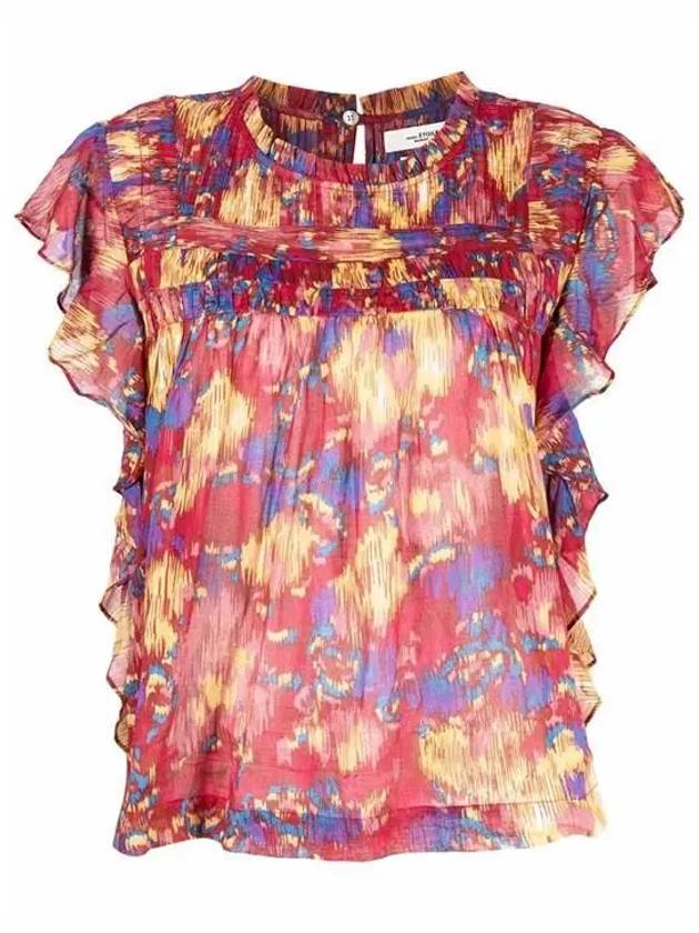 22SS 이자벨마랑 러플 블라우스 HT1541 22P033E 11BH