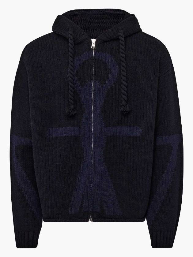 JW Anderson ANCHOR LOGO HOODIE WITH ZIP