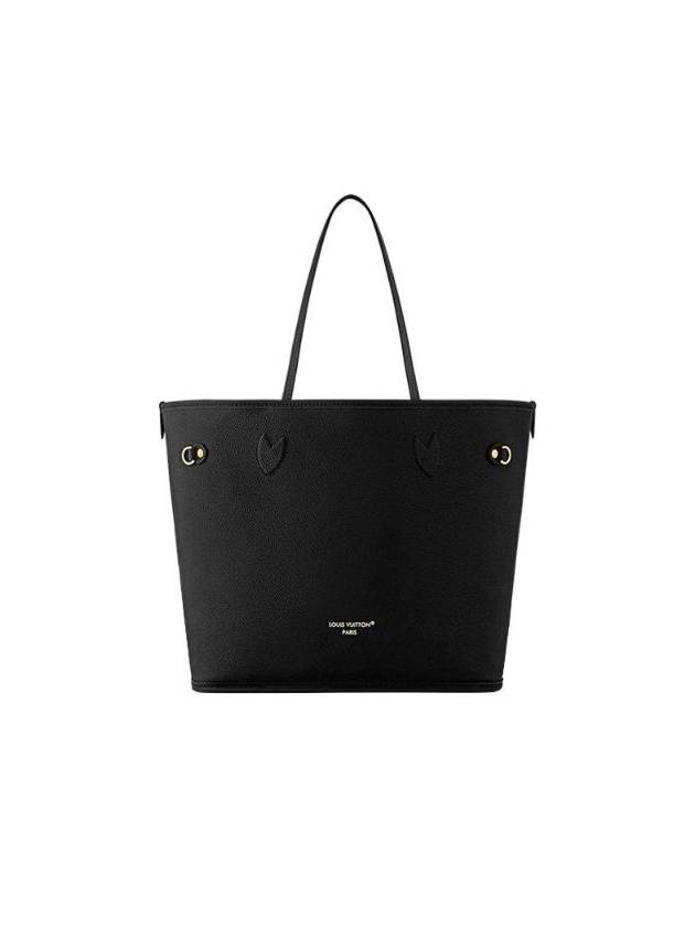 루이비통 네버풀 인사이드 아웃 MM 아더 레더 토트 백 블랙