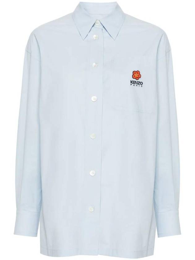 겐조 보크 플라워 로고 자수 셔츠 FE52CH0919LS