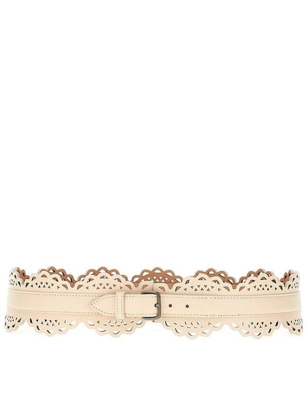 ALAIA Vienne calfskin bustier belt