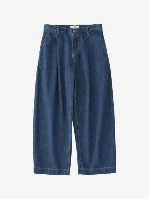 스튜디오 니콜슨 푸치 워시드 데님 팬츠 인디고 Studio Nicholson Puch Washed Denim Pants Indigo