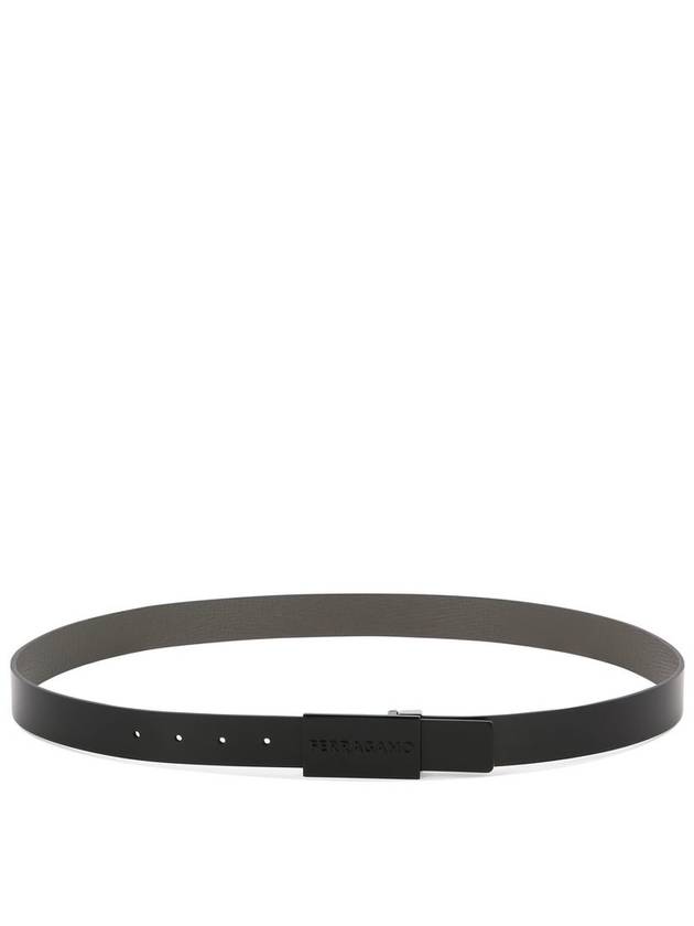 Salvatore Ferragamo 로고 버클 리버서블 벨트