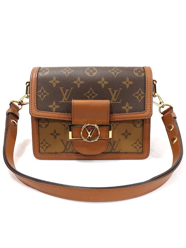 Louis Vuitton 루이비통 M44580 모노그램 리버스 캔버스 미니 도핀 숄더백