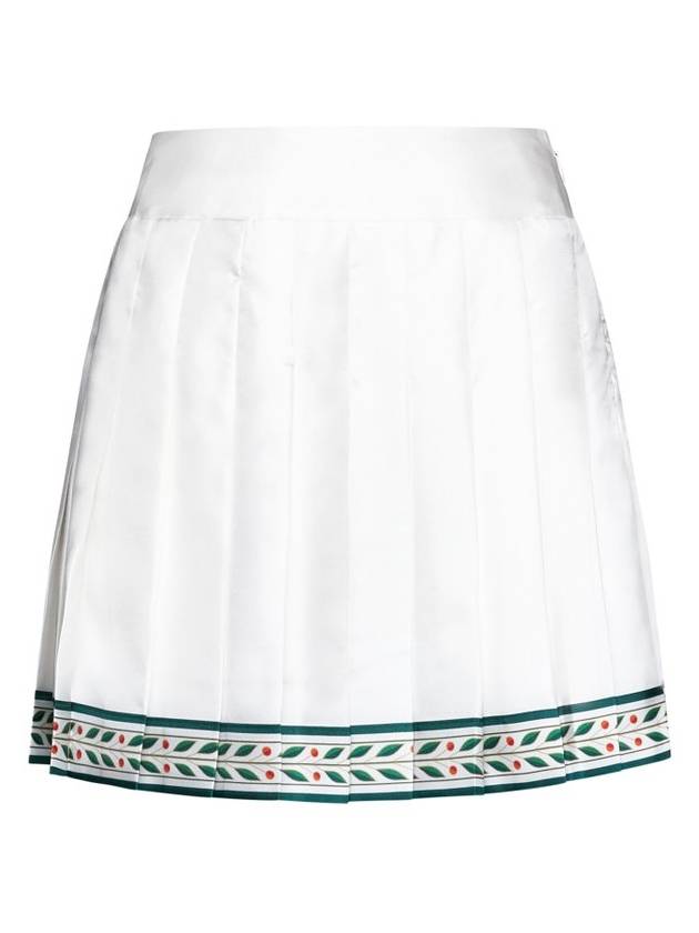 카사블랑카 로렐 새틴 테니스 스커트