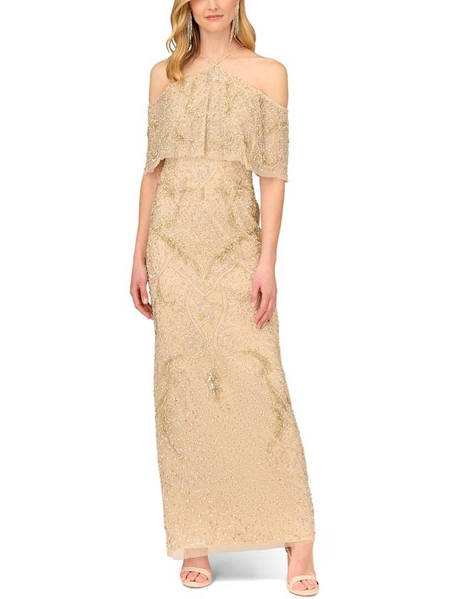 콜드 숄더 롱 드레스 Cold Shoulder Long Dress