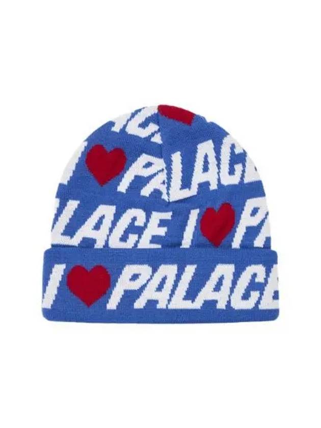 팔라스 아이 러브 팔라스 비니 블루 24SS Palace I Love Palace Beanie Blue 24SS