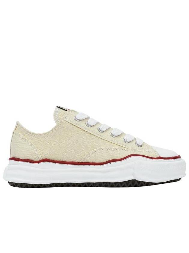 메종 미하라 야스히로 피터슨 OG 솔 캔버스 로우탑 스니커즈 내츄럴 A04FW729 NATURAL