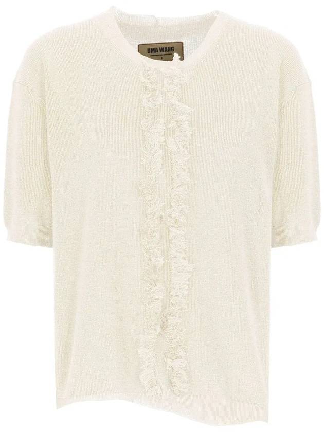 우마 왕 디스트레스드 니트 점퍼 UK7142_UW101