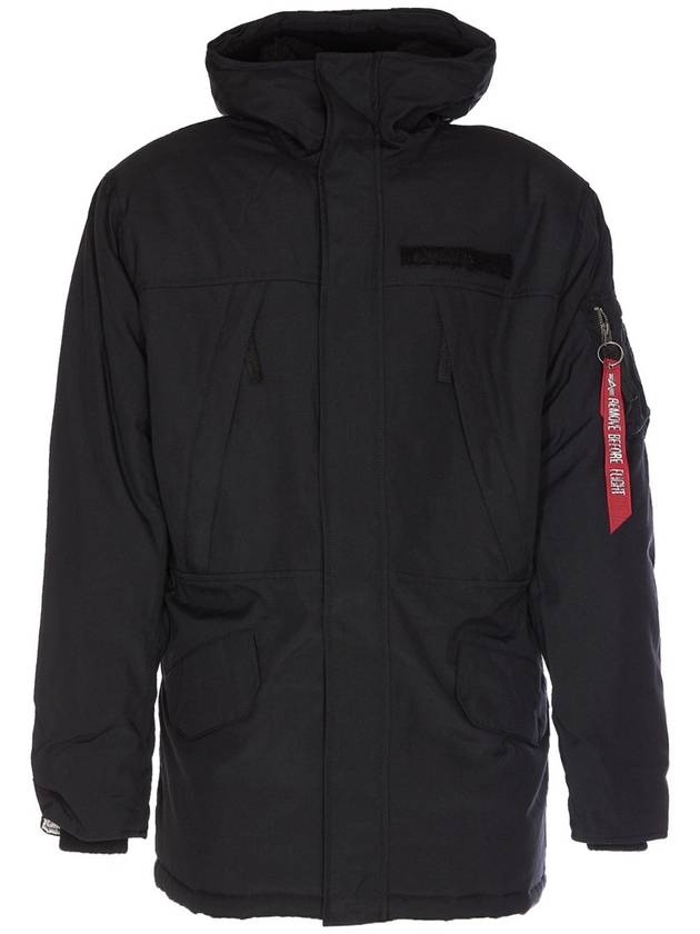 Alpha Industries Jacket with striped hoodie