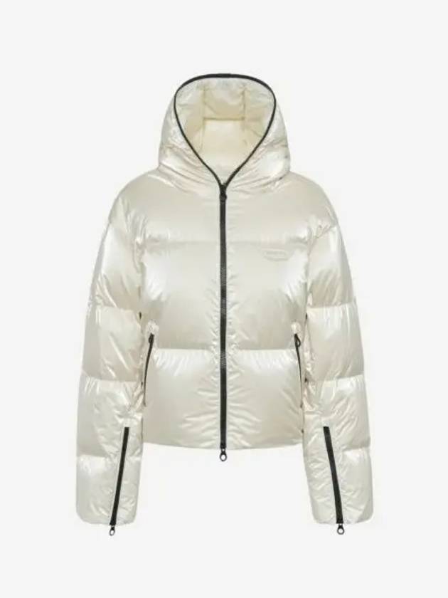 W 듀베티카 벨라트릭스S 후드 풀 집업 다운 자켓 크림 W Duvetica BellatrixS Hooded Full Zip Up Down Jacket Cream