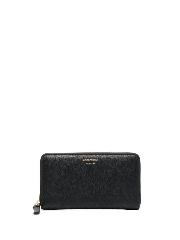 엠포리오 아르마니 지퍼 어라운드 컨티넨탈 장지갑 블랙