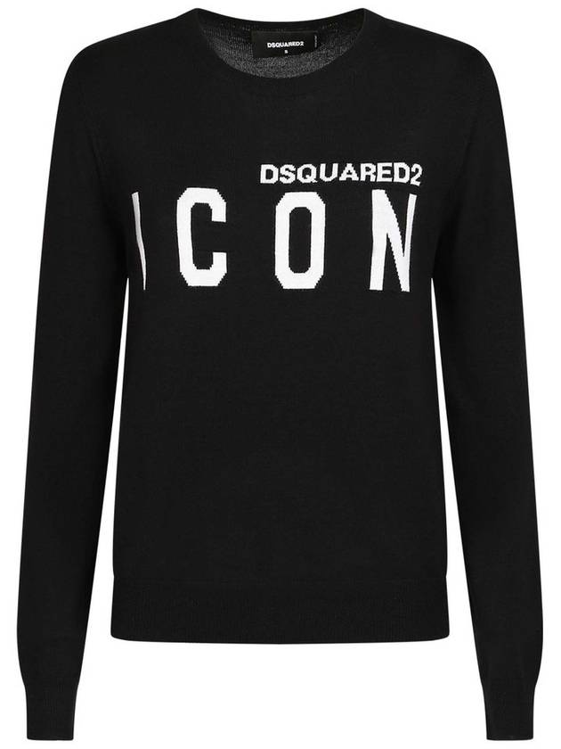 Dsquared2 아이콘 로고 니트 점퍼