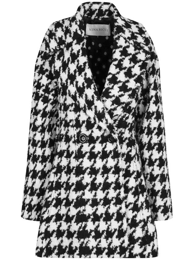 니나리치 하운드투스 패턴 코트 24ACMA002WO0356_M9184