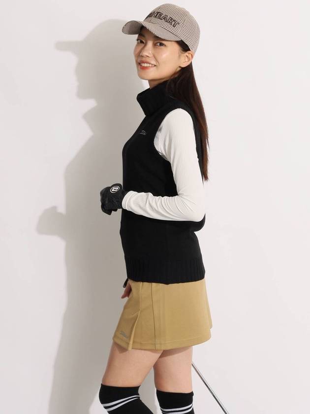 23FW 타이틀리스트 여성골프웨어 골프니트조끼 목폴라니트 골프베스트