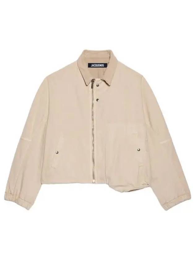 자크뮈스 르 블루종 트리벨라 유틸리티 자켓 라이트 베이지 Jacquemus Le Blouson Trivela Utility Jacket Light Beige