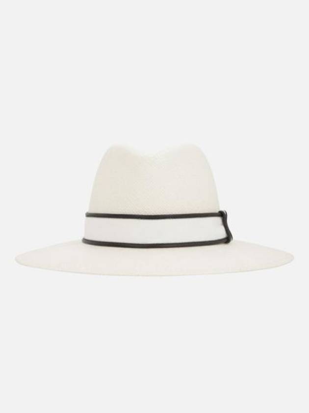 NB26 브루넬로 쿠치넬리 여성 모자 natural straw fedora MCAP91013C159