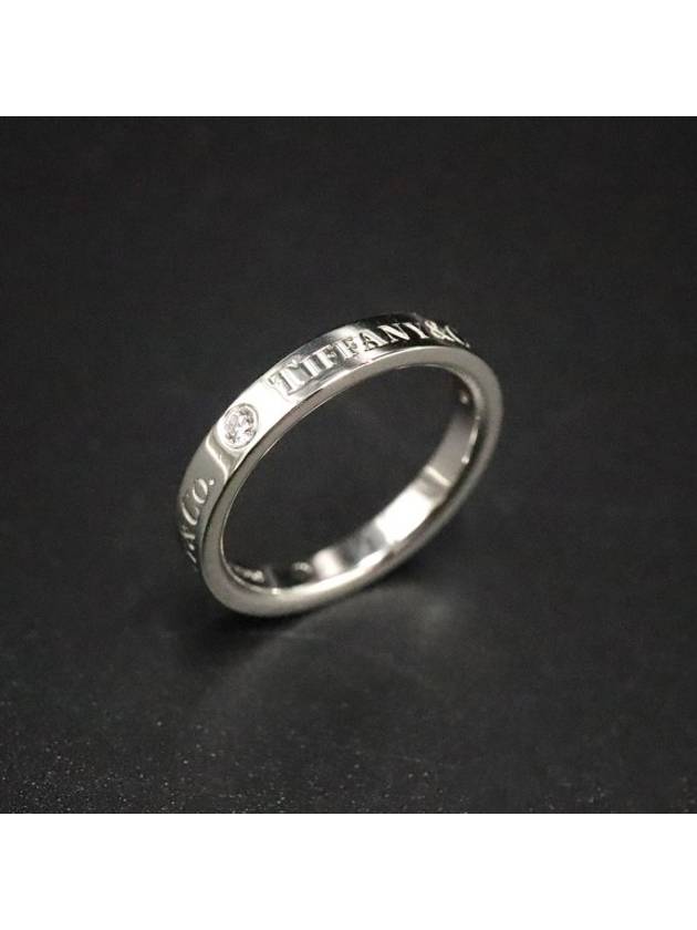티파니앤코 여성 Tiffany&Co(티파니) PT950 플래티늄 3포인트 다이아 3MM 티파니™ 밴드 링 반지 9호 > 반지 | 강북중고명품