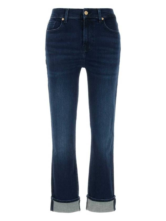 7 For All Mankind 스키니 데님 진