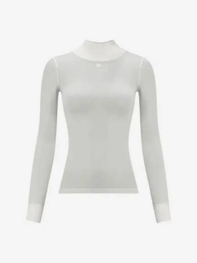 W 꾸레쥬 리에디션 세컨드 스킨 탑 헤리티지 화이트 W Courreges Reedition 2nd Skin Top Heritage White